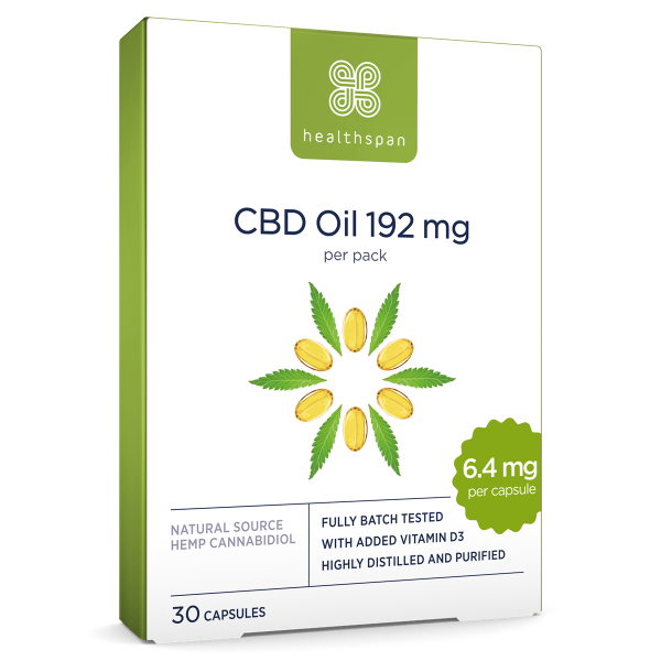 CBD Oil Capsules 192mg