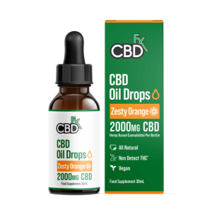 CBD Oil – Zesty Orange – 2000mg