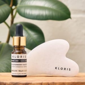 Lymphatic Drainage Facial Set - CBD Superboost Face Oil + Gua Sha - 10ml Face Oil
